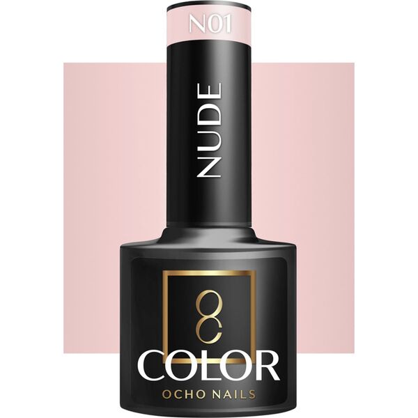 Activeshop OCHO NAILS Lakier hybrydowy nude N01 -5 g