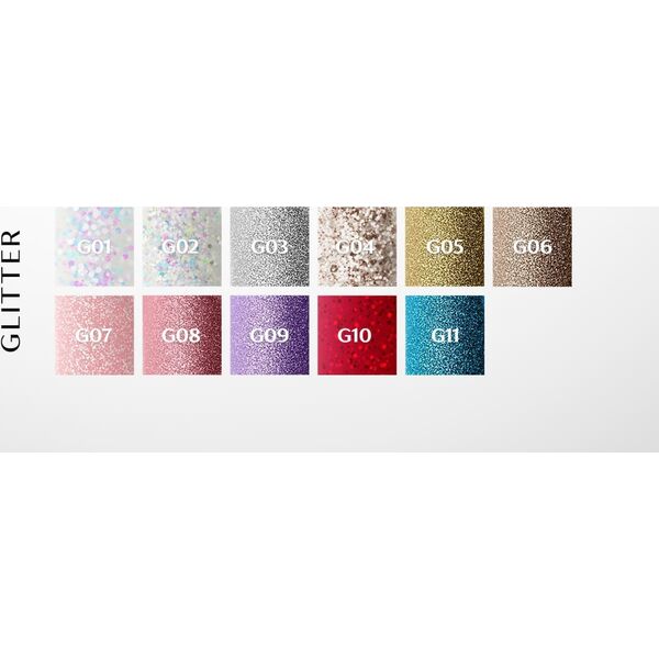 Activeshop OCHO NAILS Lakier hybrydowy glitter G08 -5 g