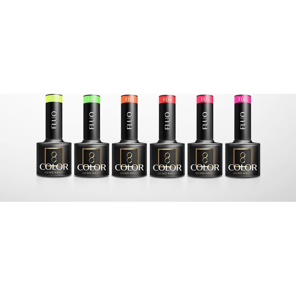 Activeshop OCHO NAILS Lakier hybrydowy fluo F06 -5 g