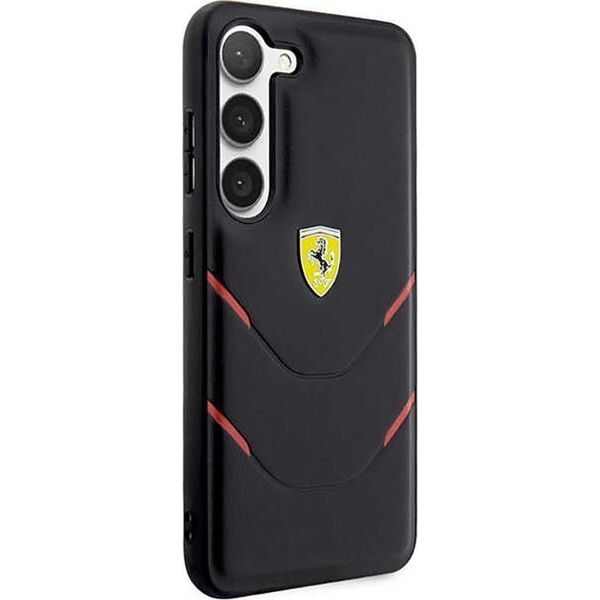 Ferrari Ferrari Hot Stamp Lines - Etui Samsung Galaxy S23+ (czarny)