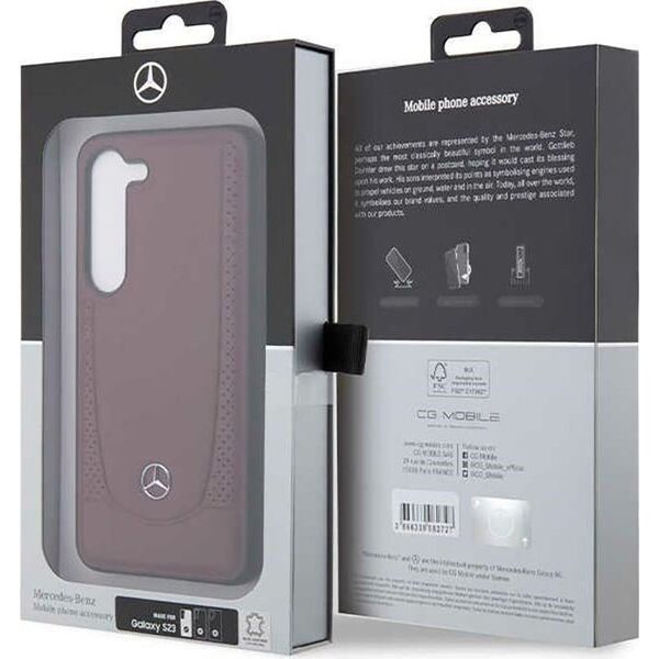 Mercedes Mercedes Leather Urban Line - Etui Samsung Galaxy S23 (czerwony)