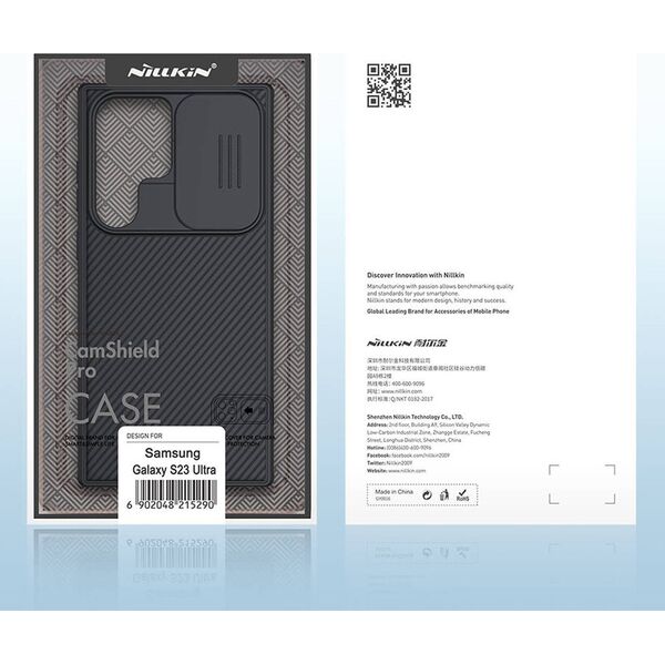 Nillkin Etui Nillkin CamShield Pro do Samsung Galaxy S23 Ultra (Zielone) uniwersalny