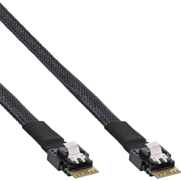 InLine InLine® Slim SAS Kabel, SFF-8654 zu SFF-8654, 24Gb/s, 1m