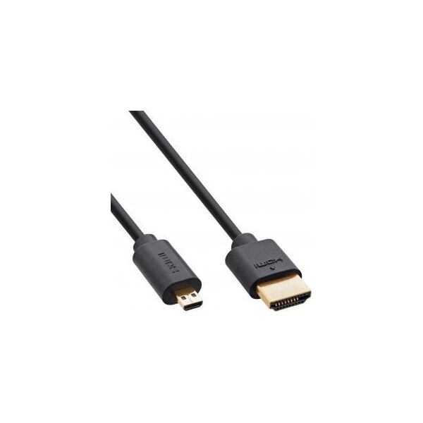 Kabel InLine HDMI - HDMI 1.5m czarny (17911D)