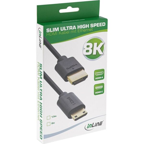 Kabel InLine HDMI - HDMI 1.5m czarny (17911C)