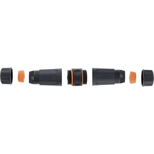 InLine InLine® Cat.6A coupling, waterproof IP68, 2x RJ45 F/F, 1:1
