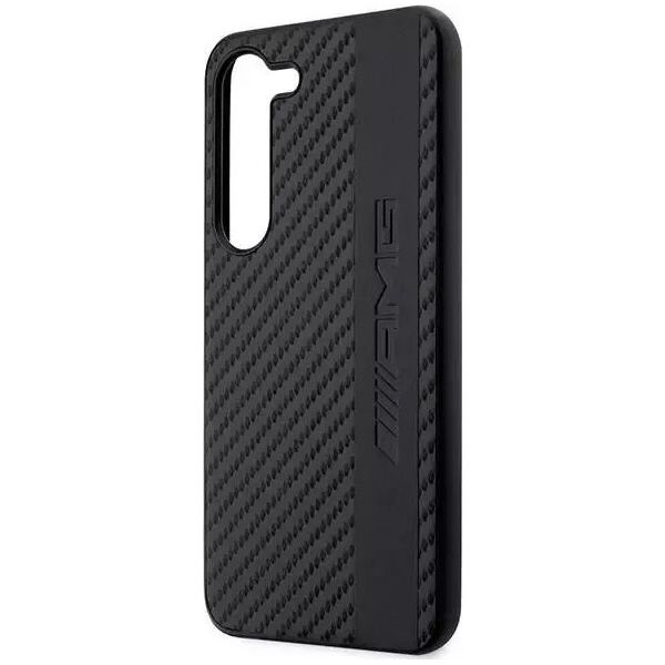 Mercedes Etui AMG do Samsung Galaxy S23+ Plus HardCase Carbon Stripe&Embossed czarny