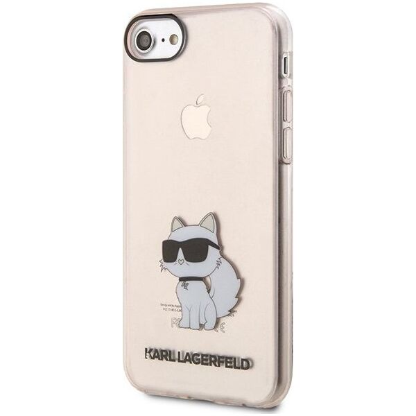 Karl Lagerfeld Etui Karl Lagerfeld KLHCI8HNCHTCP Apple iPhone SE 2022/SE 2020/8/7 różowy/pink hardcase Ikonik Choupette