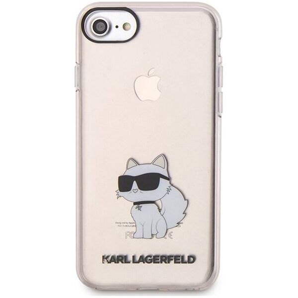 Karl Lagerfeld Etui Karl Lagerfeld KLHCI8HNCHTCP Apple iPhone SE 2022/SE 2020/8/7 różowy/pink hardcase Ikonik Choupette