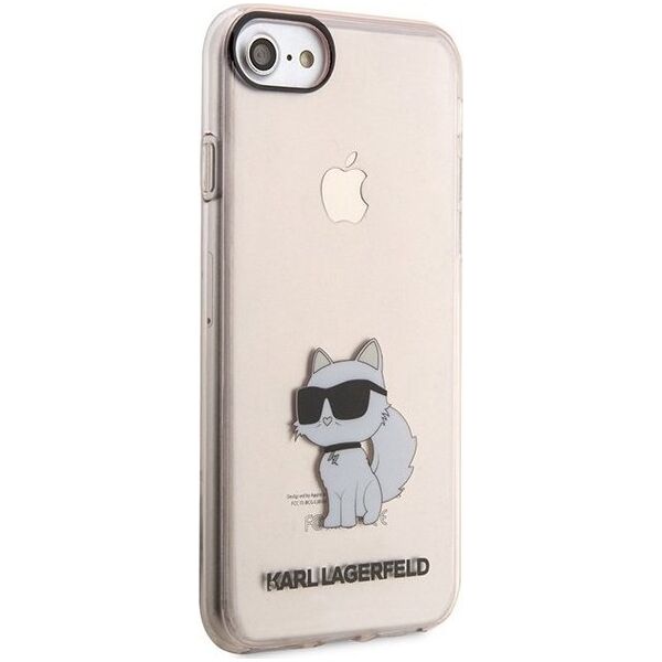 Karl Lagerfeld Etui Karl Lagerfeld KLHCI8HNCHTCP Apple iPhone SE 2022/SE 2020/8/7 różowy/pink hardcase Ikonik Choupette