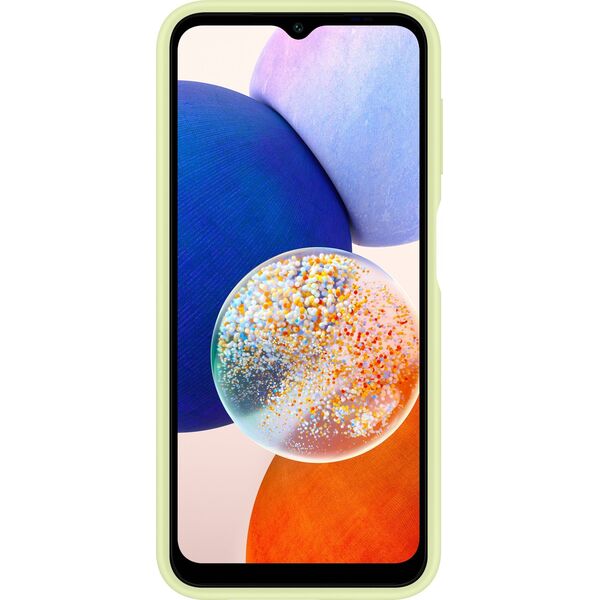 Samsung Samsung Card Slot Cover etui Samsung Galaxy A14 pokrowiec portfel na kartę limonkowe (EF-OA146TGEGWW)