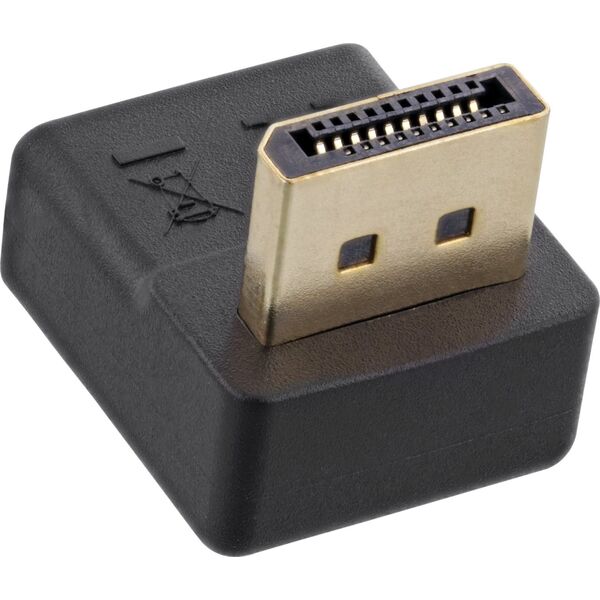 Adapter AV InLine InLine® DisplayPort Adaptor, DisplayPort male/female downward angled
