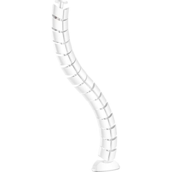 Organizer InLine InLine® Cable duct flexible, vertical for tables, 2 chambers, 0.80m, white