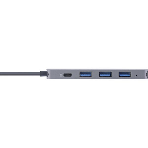 HUB USB InLine InLine® USB 3.2 Type-C Multi Hub (4x USB-A 5Gb/s + USB Type-C (Data/PD 87W), OTG, aluminum housing