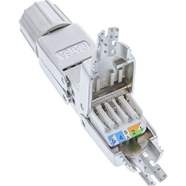 InLine InLine® Cable connector Cat.6A, shielded, tool free coupler