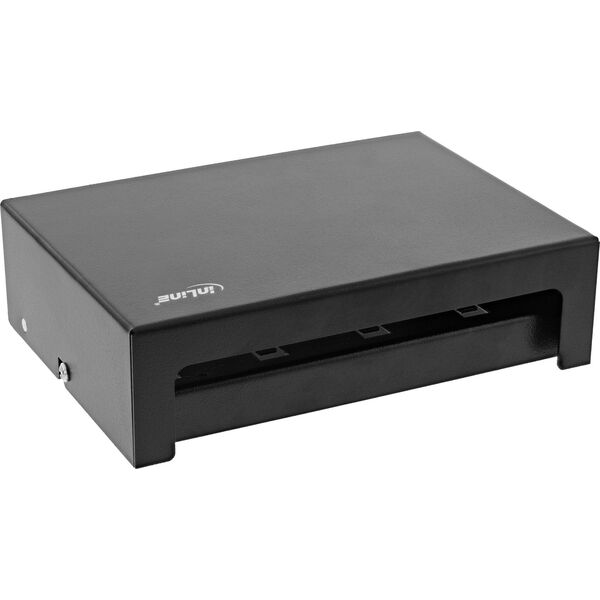 InLine InLine® Desktop Consolidation Point Box 8x Keystone RJ45, metal, black RAL9005