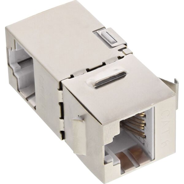 InLine InLine® RJ45 Module F/F angled 90° SNAP-In Cat.6 STP