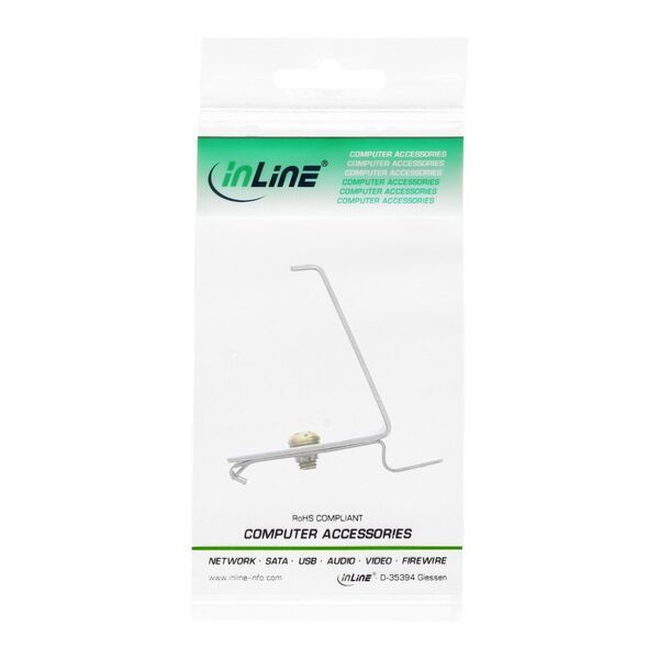 InLine InLine® Keystone Mounting for DIN rail, 1-port, metal