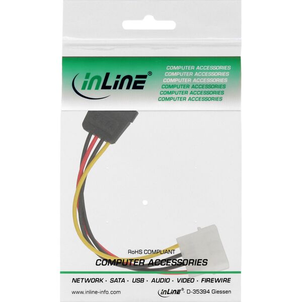 Kabel zasilający InLine InLine® SATA Power Cable 1x 5.25" to SATA 0.3m