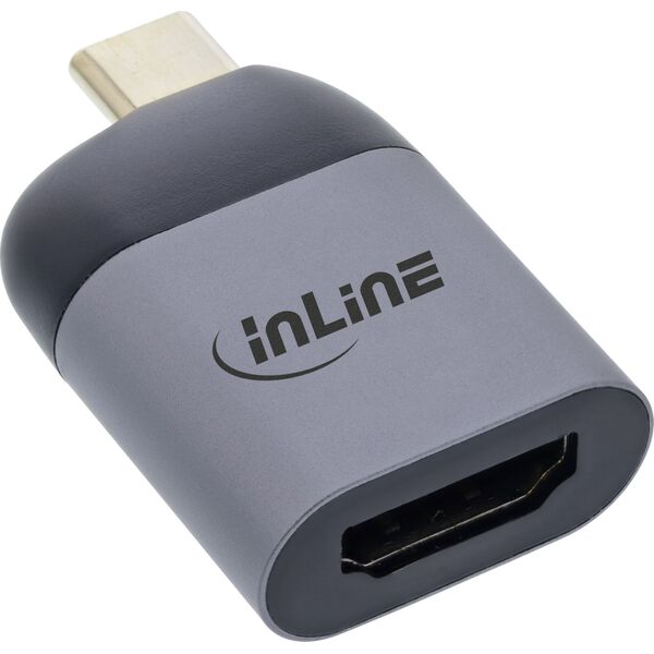 Adapter USB InLine InLine® USB Display Converter, USB Type-C male to HDMI female, 4K60Hz
