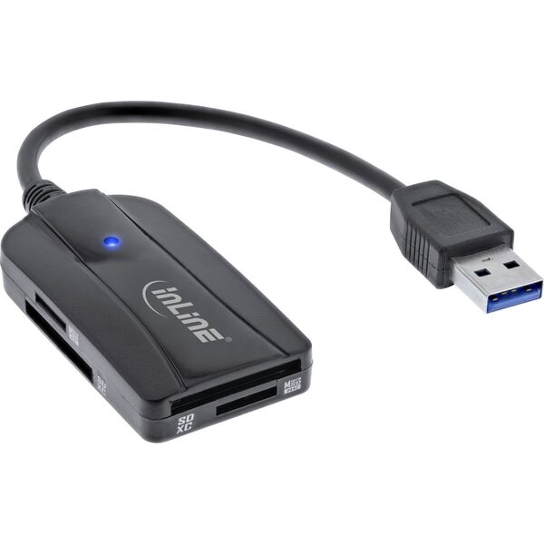 Czytnik InLine InLine® Card reader USB 3.1 USB-A, for SD/SDHC/SDXC, microSD, UHS-II compatible