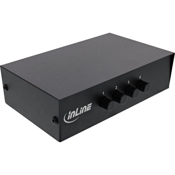 InLine InLine® AV Switch manual 4-port, 3x RCA IN/OUT