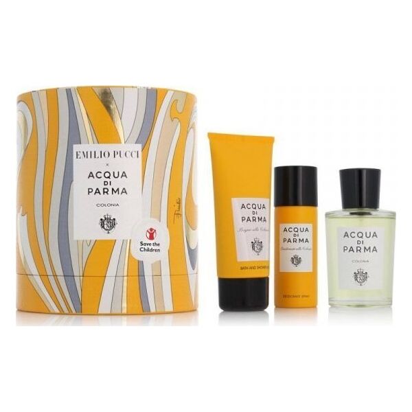 Acqua Di Parma Zestaw Perfum Unisex Acqua Di Parma 3 Części Colonia