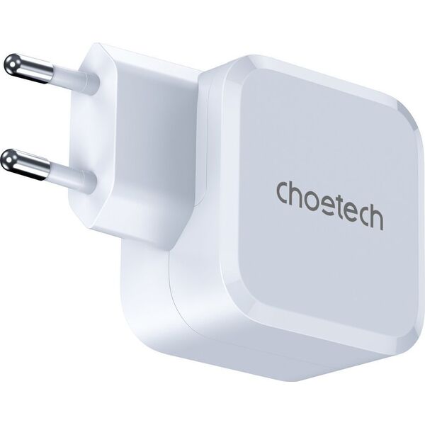 Ładowarka Choetech Choetech szybka ładowarka sieciowa USB C 45W PPS / PD biała (PD8007)