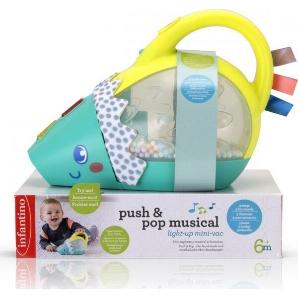 B-Kids Muzyczny odkurzacz Infantino - Jeżyk