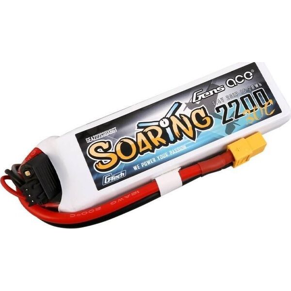 Gens Ace Akumulator Gens Ace G-Tech Soaring 2200mAh 7.4V 30C 2S1P XT60
