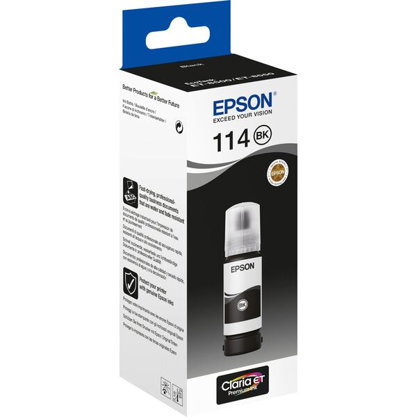 Tusz Epson Epson Ink Pigment Black 114 EcoTank (C13T07A140)
