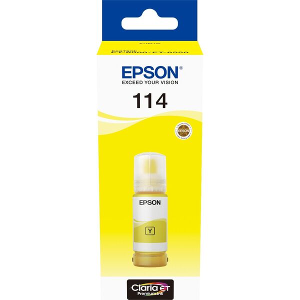 Tusz Epson Epson Yellow Ink 114 EcoTank (C13T07B440)