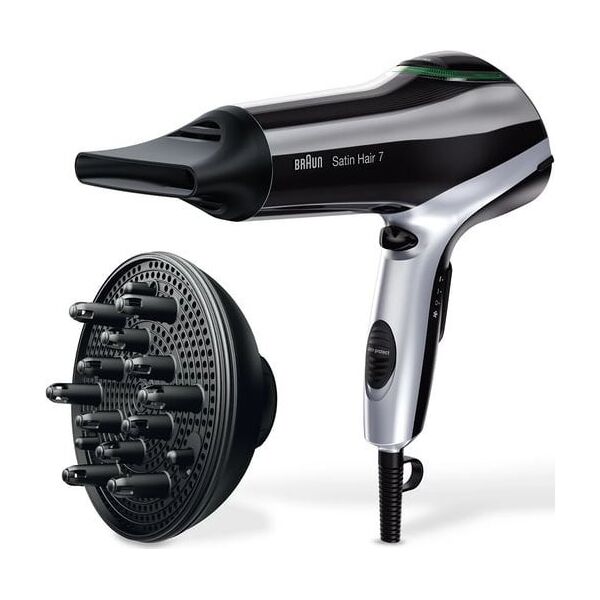 Suszarka Braun Braun Satin Hair 7 HD730, hair dryer (black/silver)