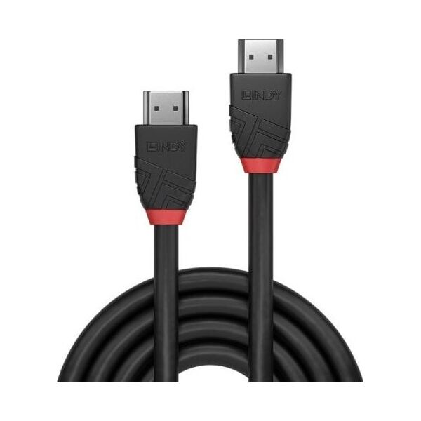 Kabel Lindy HDMI - HDMI 1 m czarny (36771)