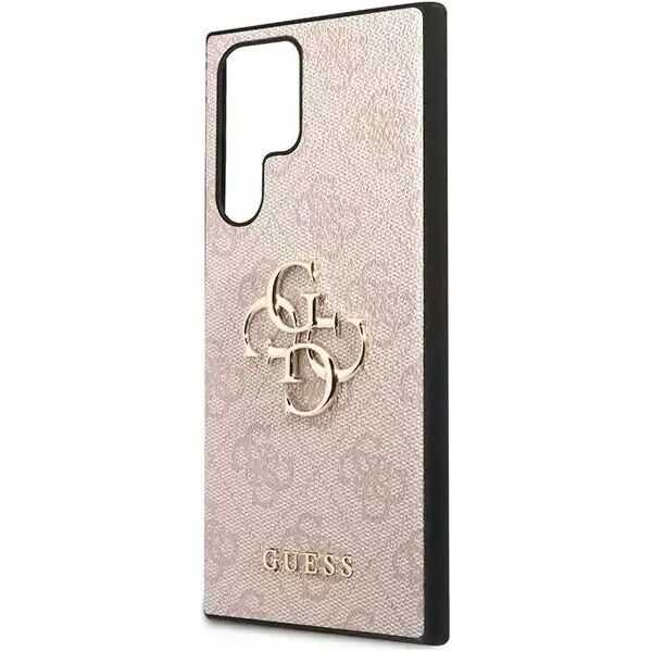 Guess Etui Guess GUHCS23L4GMGPI do Samsung Galaxy S23 Ultra S918 różowy/pink hardcase 4G Big Metal Logo