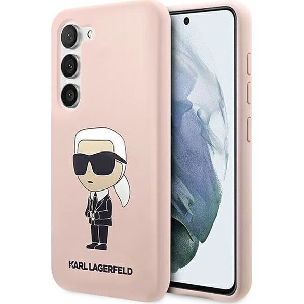 Karl Lagerfeld Karl Lagerfeld Silicone NFT Ikonik - Etui Samsung Galaxy S23+ (różowy)
