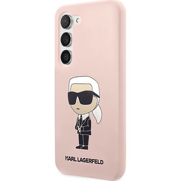Karl Lagerfeld Karl Lagerfeld Silicone NFT Ikonik - Etui Samsung Galaxy S23+ (różowy)