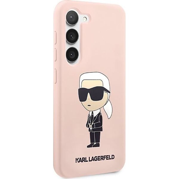 Karl Lagerfeld Karl Lagerfeld Silicone NFT Ikonik - Etui Samsung Galaxy S23+ (różowy)