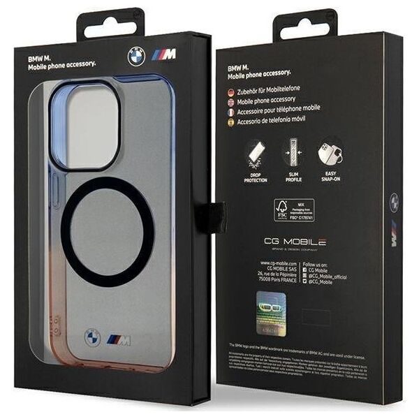 BMW BMW Gradient Bumper MagSafe - Etui iPhone 14 Pro (Szary)