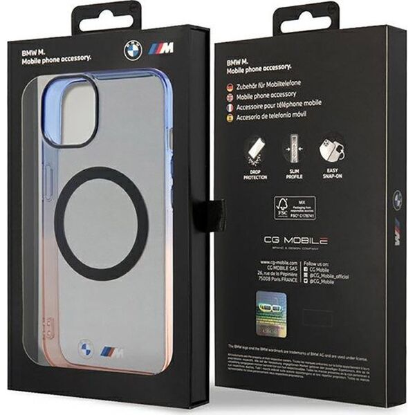 BMW BMW Gradient Bumper MagSafe - Etui iPhone 14 Plus (Szary)