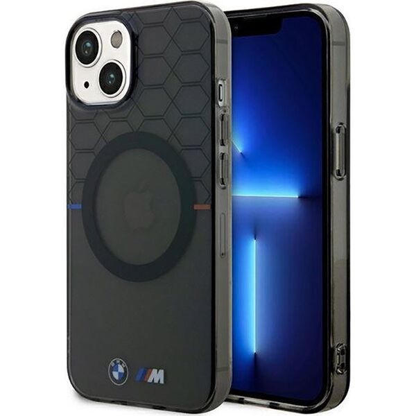 BMW BMW Pattern MagSafe - Etui iPhone 14 (Szary)