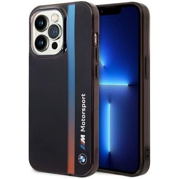 BMW Etui BMW BMHCP14X22HVGV Apple iPhone 14 Pro Max czarny/black IML Tricolor Stripe