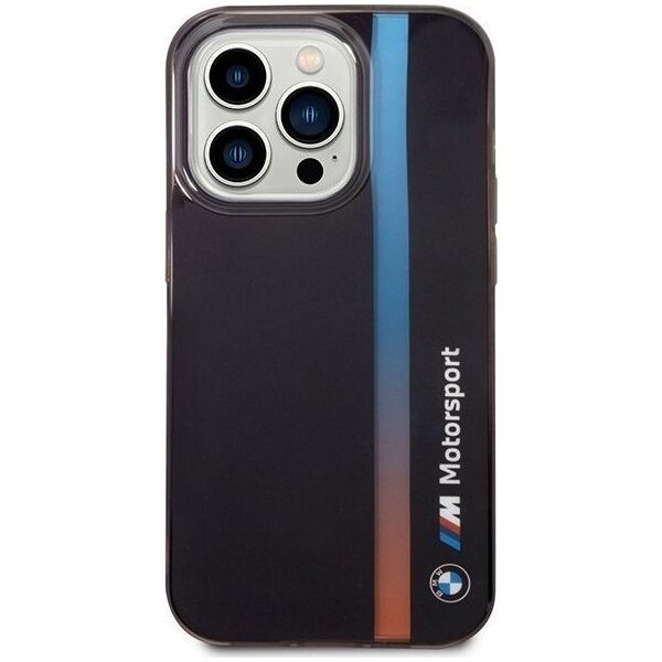 BMW Etui BMW BMHCP14L22HVGV Apple iPhone 14 Pro czarny/black IML Tricolor Stripe