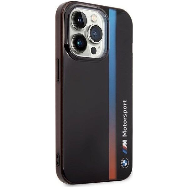 BMW Etui BMW BMHCP14L22HVGV Apple iPhone 14 Pro czarny/black IML Tricolor Stripe