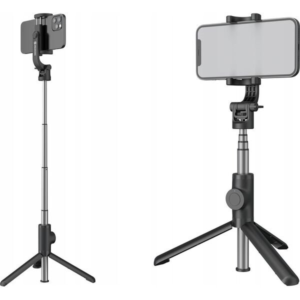 Statyw Swissten Swissten Bluetooth Selfie Stick Aluminium Tripod Pro