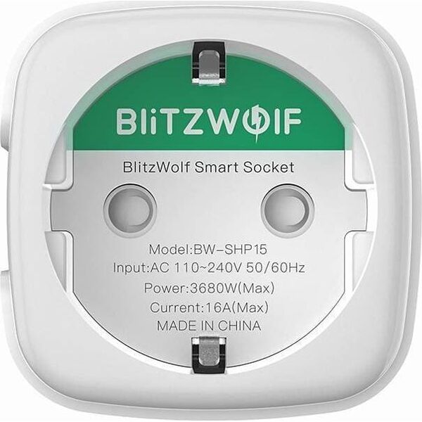 Blitzwolf Inteligentne gniazdko Blitzwolf BW-SHP15, ZigBee, 3680W