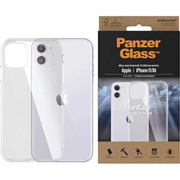 PanzerGlass Etui PanzerGlass ClearCase Apple iPhone 11/XR Antibacterial Military grade clear 0426