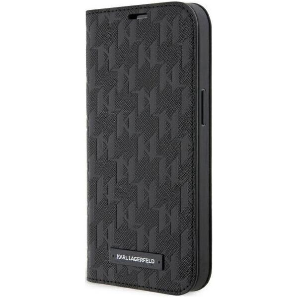 Karl Lagerfeld Etui Karl Lagerfeld KLBKP14XSAKLHPK Apple iPhone 14 Pro Max bookcase czarny/black Saffiano Monogram