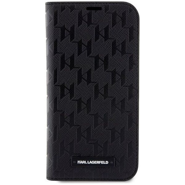 Karl Lagerfeld Etui Karl Lagerfeld KLBKP14XSAKLHPK Apple iPhone 14 Pro Max bookcase czarny/black Saffiano Monogram