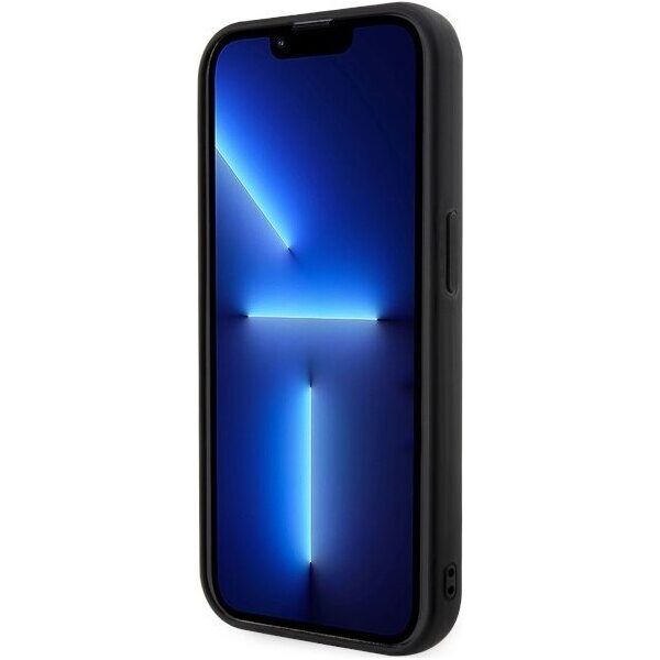 Karl Lagerfeld Etui Karl Lagerfeld KLHCP14L3DRKINK Apple iPhone 14 Pro czarny/black hardcase Rubber Ikonik 3D